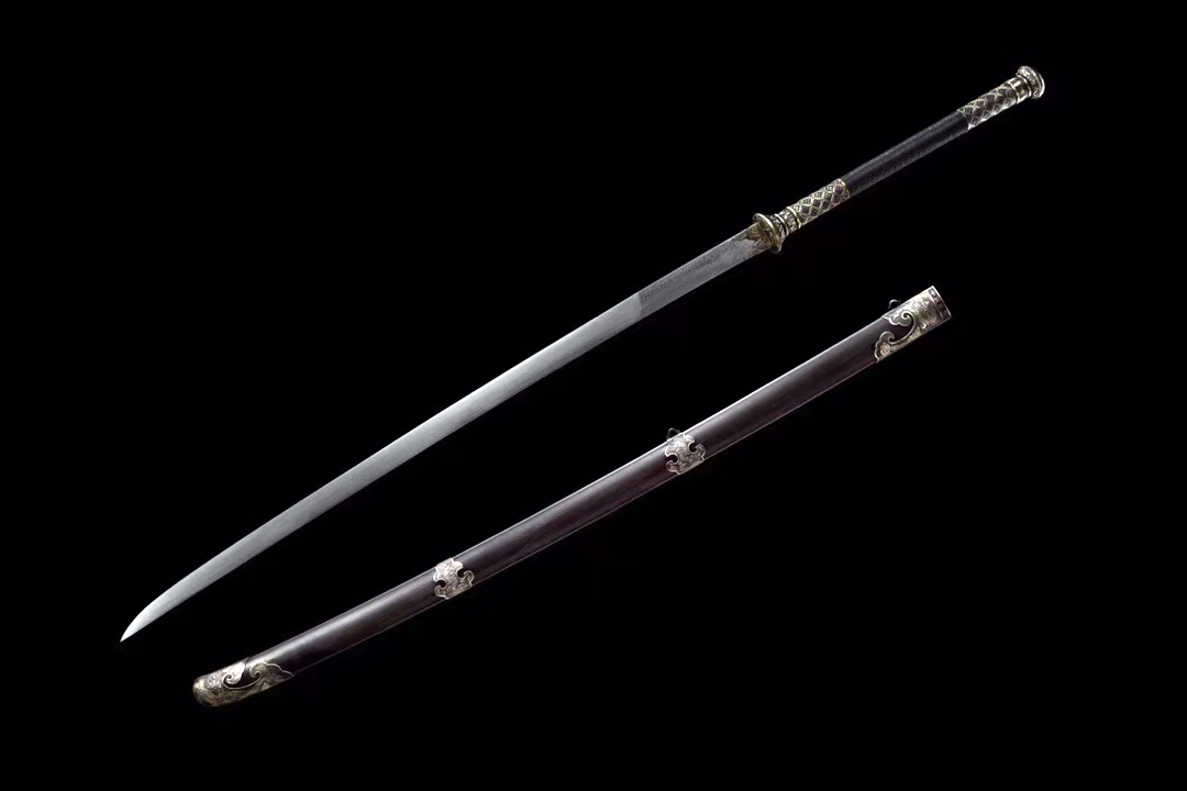 くらしを楽しむアイテム 古兵器 1.6メートル竜紋苗剣 武具 刀装具 日本